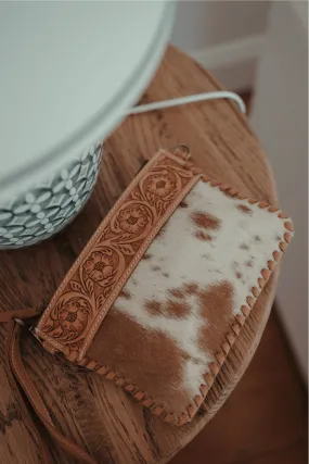 Volcan Cowhide Handbag/Clutch