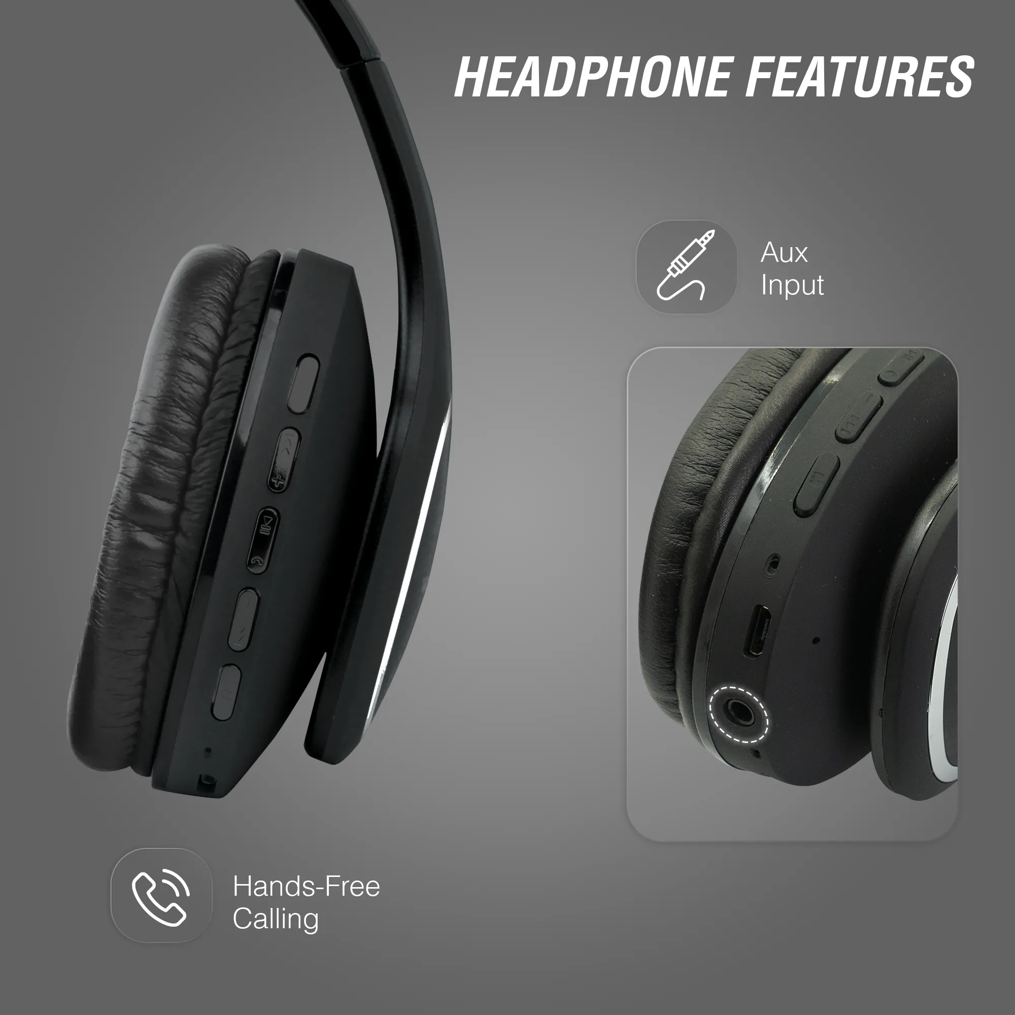 Volkano Phonic Series Bluetooth full size headphones