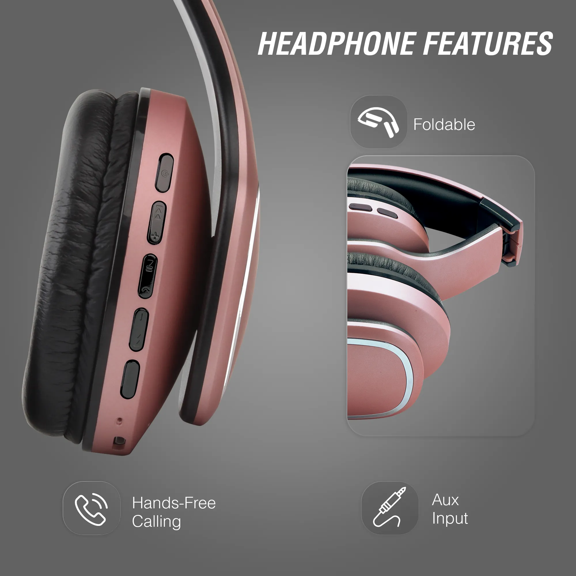 Volkano Phonic Series Bluetooth full size headphones