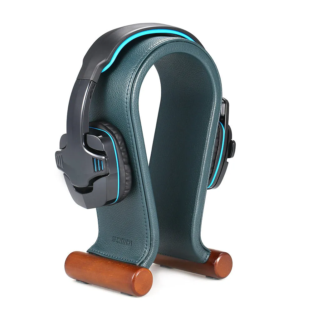 Walnut Wooded Headphones Headset Holder