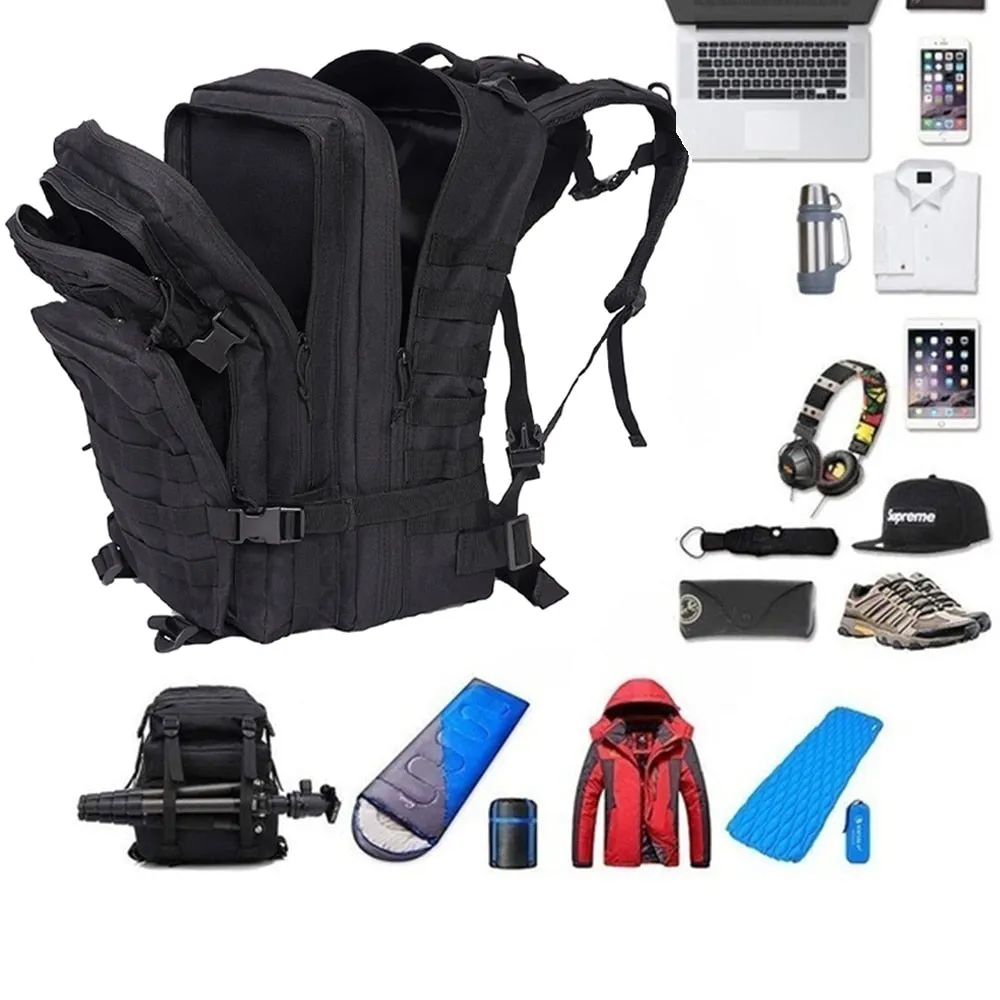 Waterproof 50L outdoor camping backpack