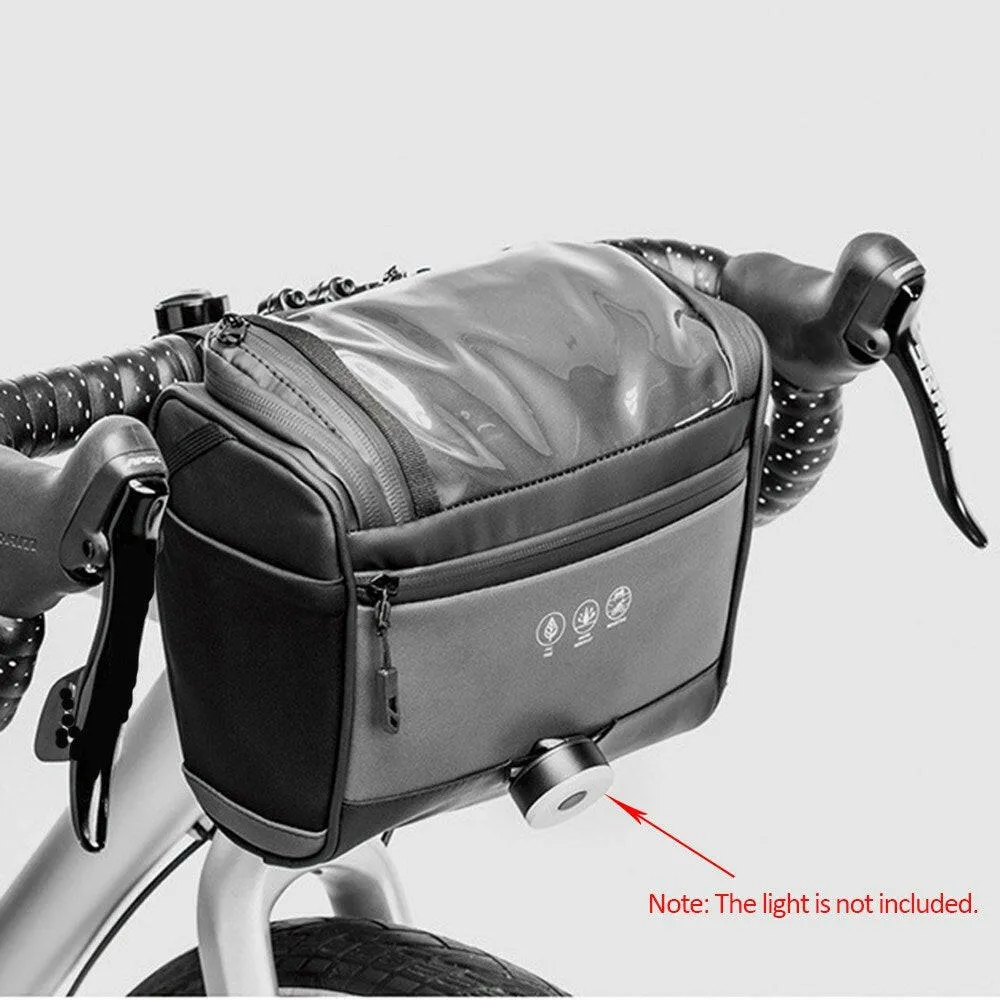 Waterproof Bicycle Handlebar Bag High-visibility Reflective MTB Road Bike Cycling Handlebar Bag Pack Shoulder Bag