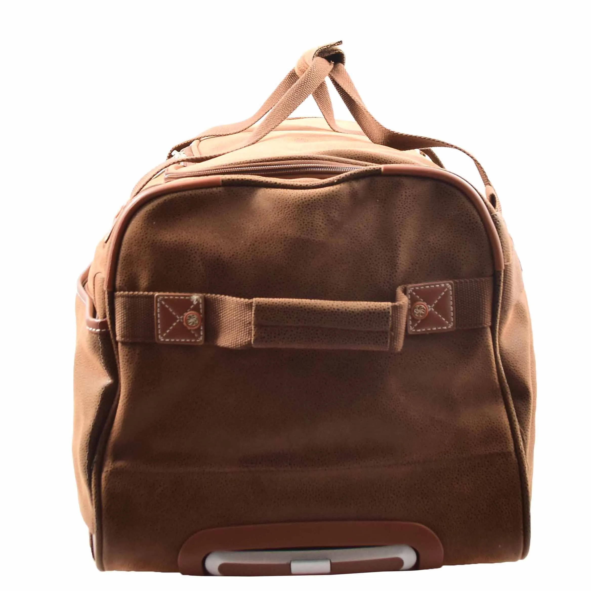 Wheeled Holdall Mid Size Duffle Bag HOL062 Coffee