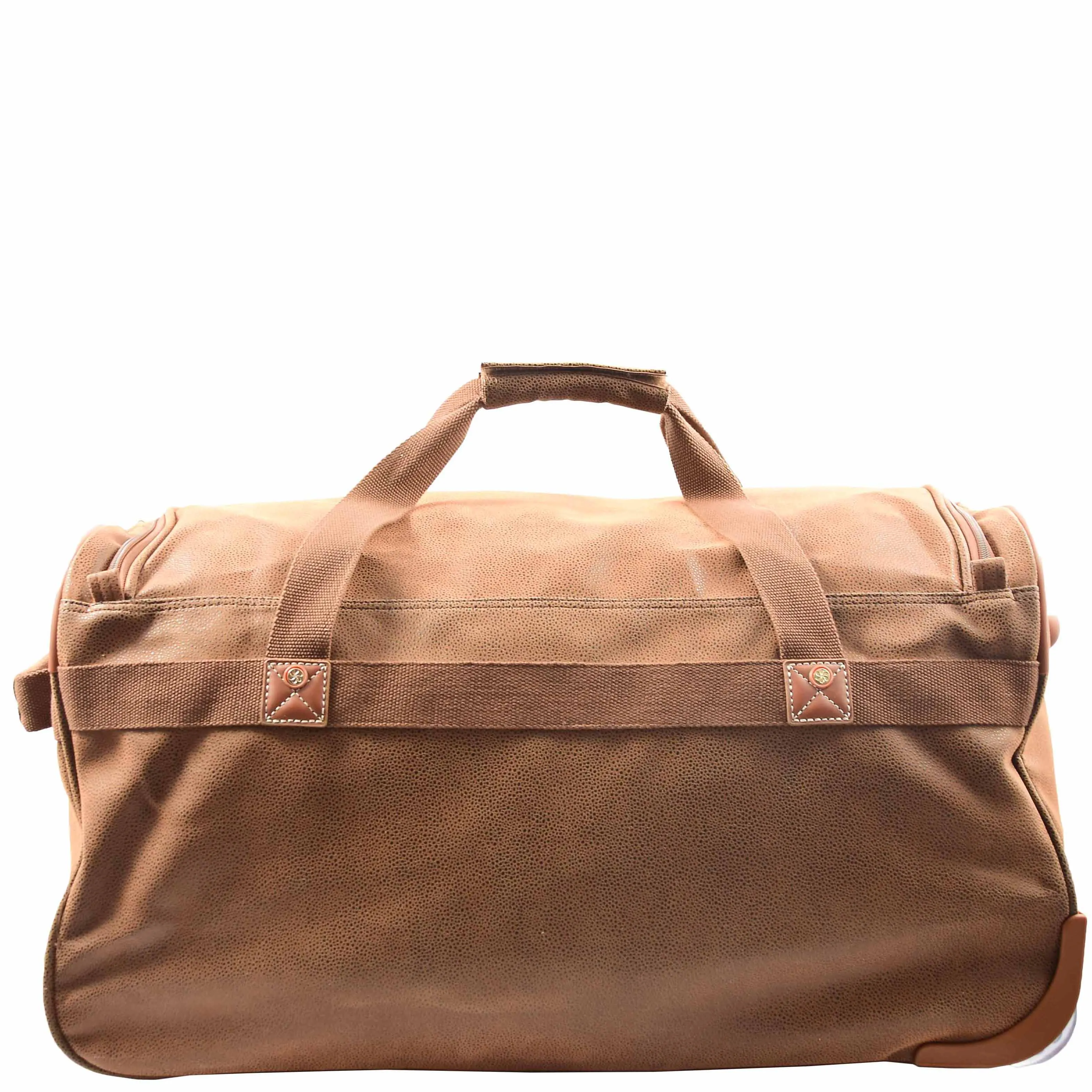 Wheeled Holdall Mid Size Duffle Bag HOL062 Coffee