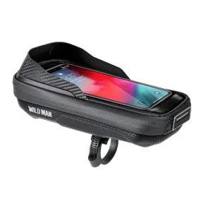 WILD MAN E16 EVA Hard Shell Touch Screen Handlebar Bag Cycling Equipment(Black)