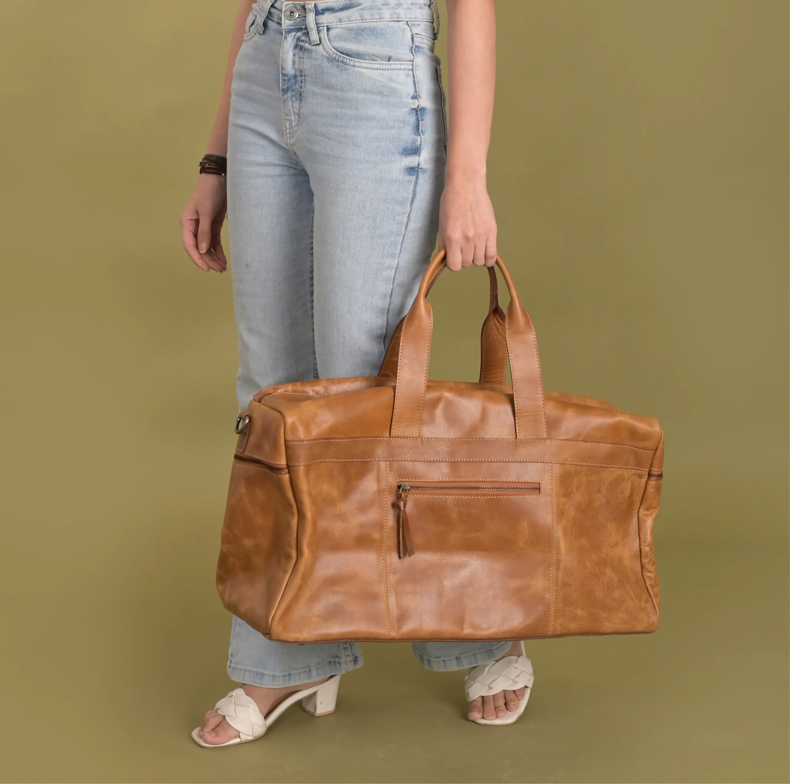 Willow Leather Duffle Bag