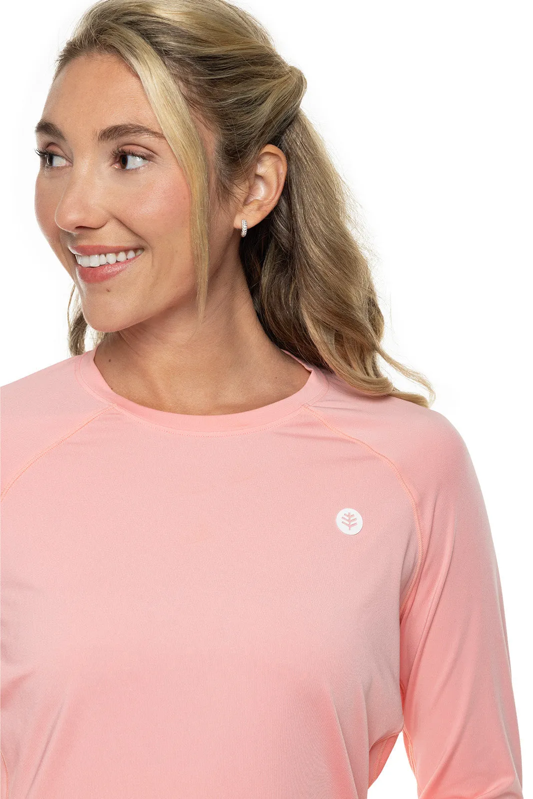 Women's Devi Long Sleeve Fitness T-Shirt  |  Peachy Pink