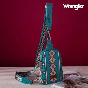 Wrangler Turquoise Aztec Crossbody