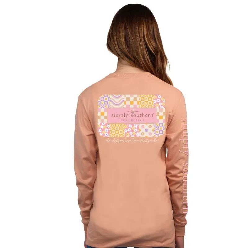 Youth Groovy Logo Long Sleeve Tee by Simply Southern