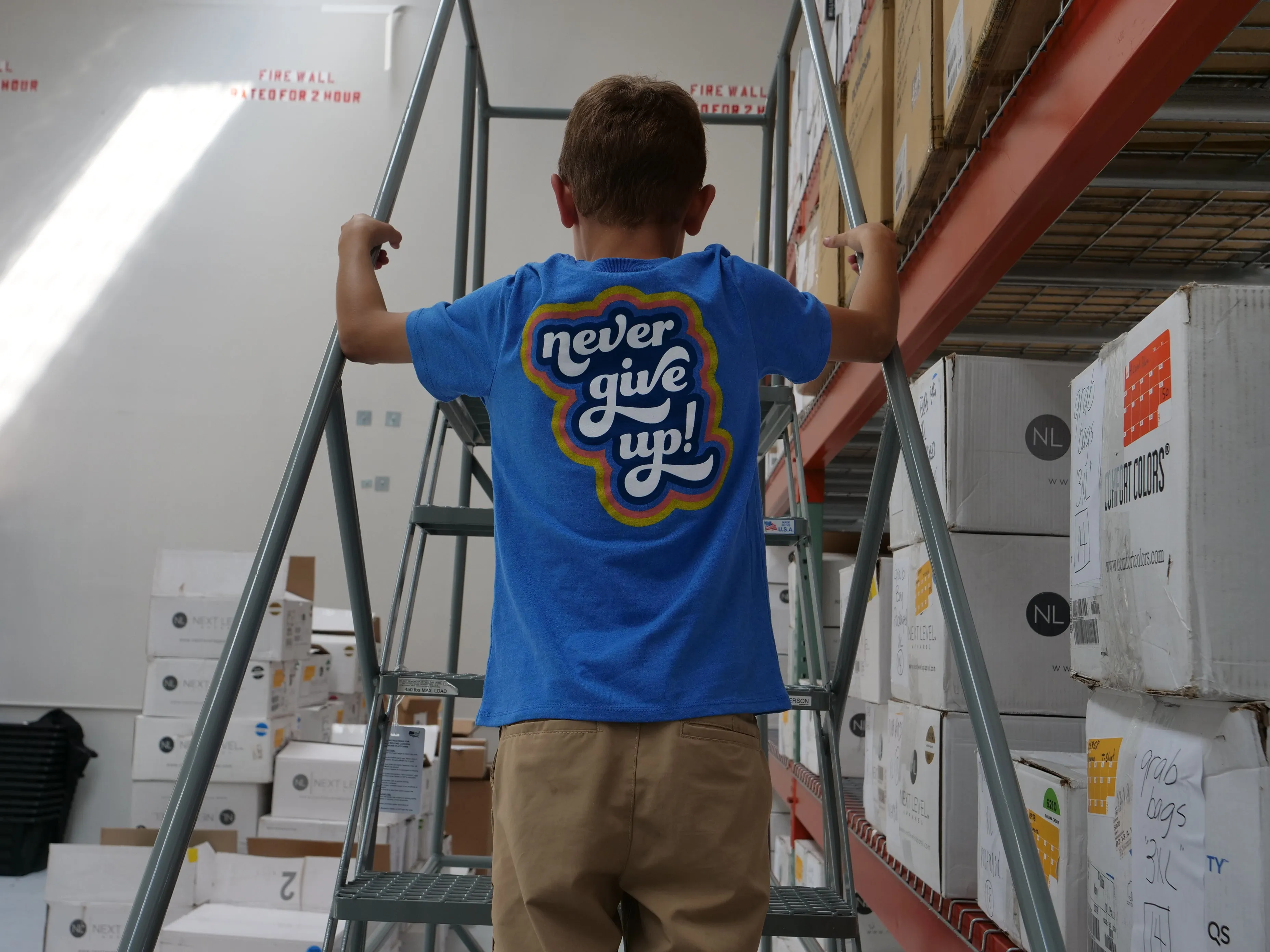 YOUTH Never Give Up Tee